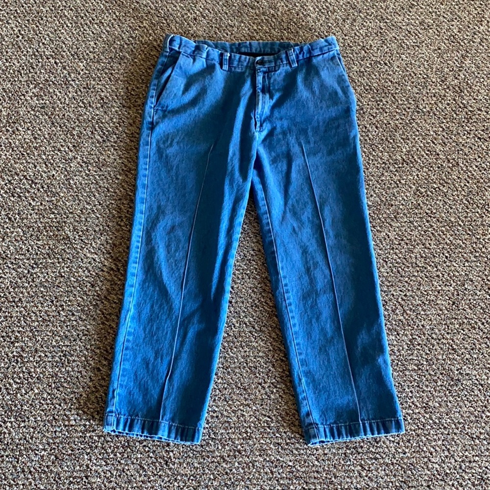 Styled denim pants